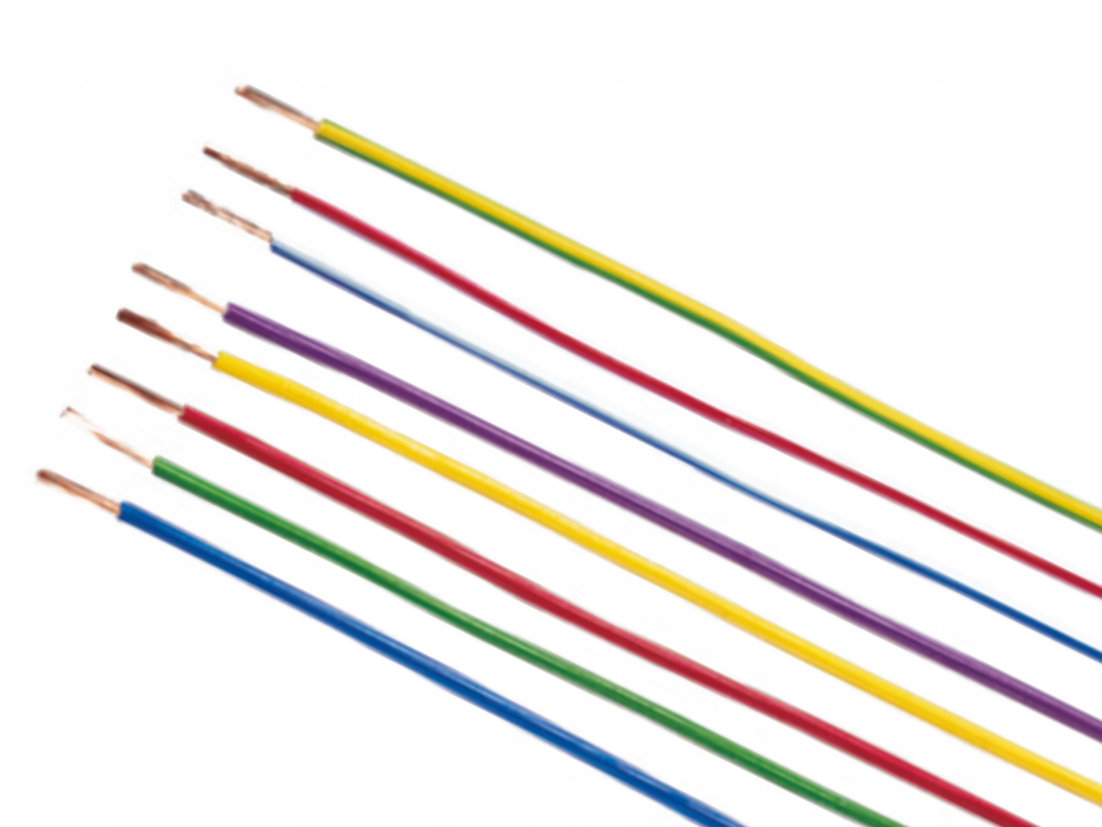 Przewód jednożyłowy LGY H05V-K 1 dwukolorowy niebiesko-biały