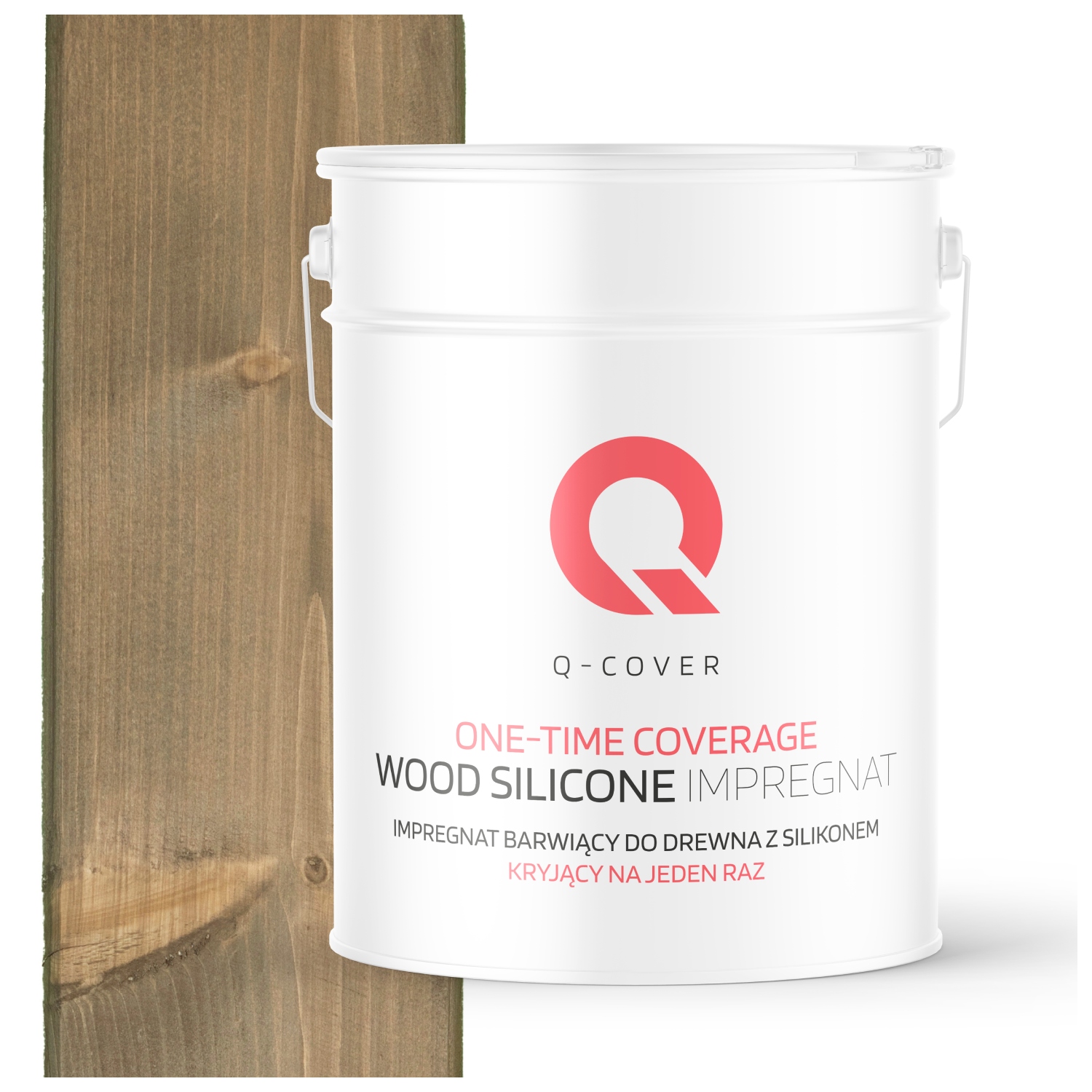 Krycí Impregnát Na Drevo Na Jedno Použitie Extra Farba Šedá V Béžovej Farbe 10 L