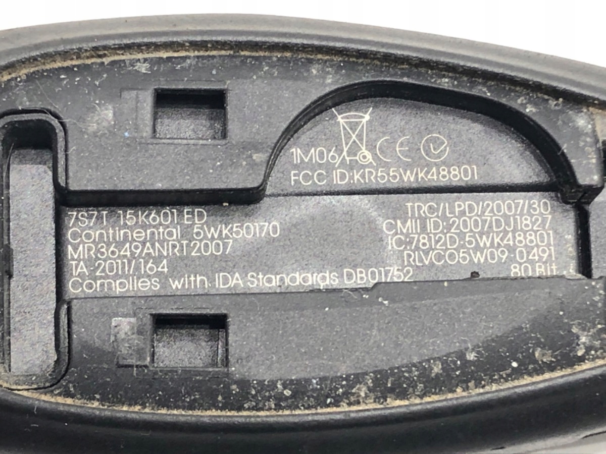 KLUCZYK FORD MONDEO MK4 7S7T15K601ED 07-15 PILOT Typ samochodu Samochody osobowe