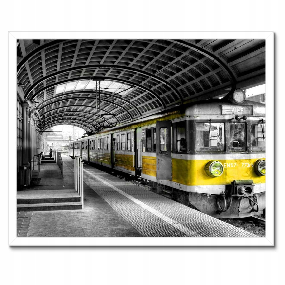 Plakáty v rámu 50x40 Žlutý vlak