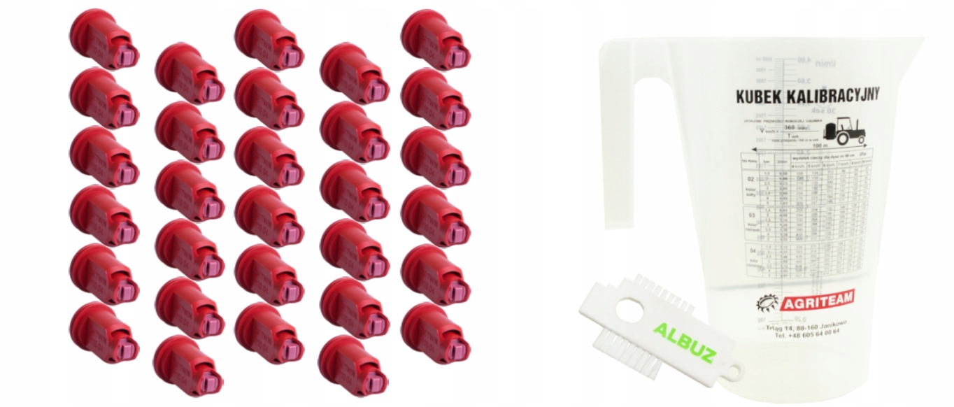 KOMPLET DYSZ NA BELKE 15M CVI TWIN 04 ALBUZ GRATIS