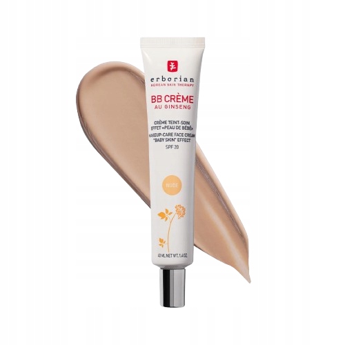 Erborian Bb Krém s ženšenem Spf 20 Nude Béžová Neutrální Bb Krém 40ml