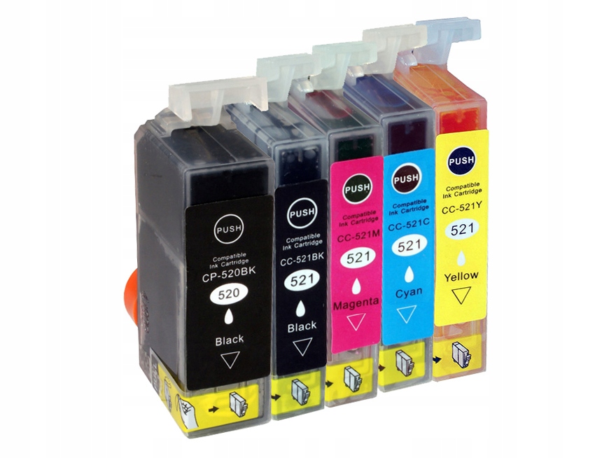 

Tusze do Canon Pixma MP540 MP550 MP560 MP620 Kpl
