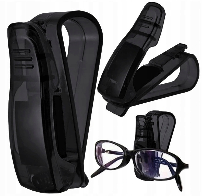 Uchwyt samochodowy na okulary na zasłonę przeciwsłoneczną Klips na okulary Producent bez marki