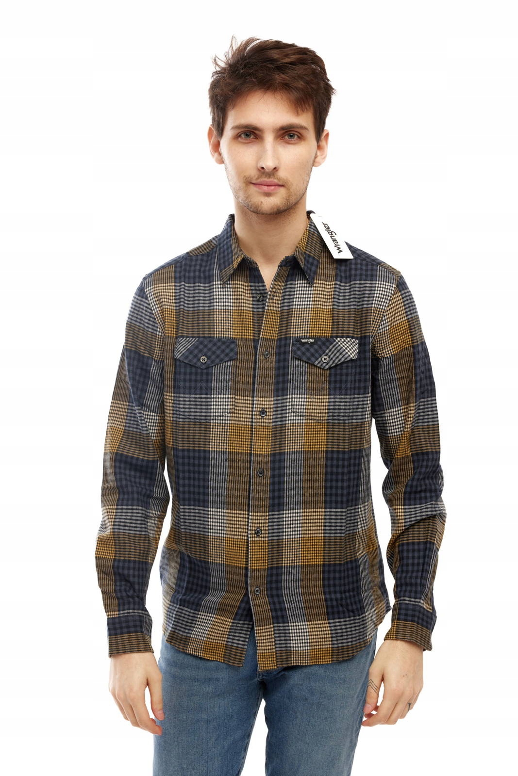 

Wrangler Flap Shirt Spruce Yellow W5A5T2Y11 M