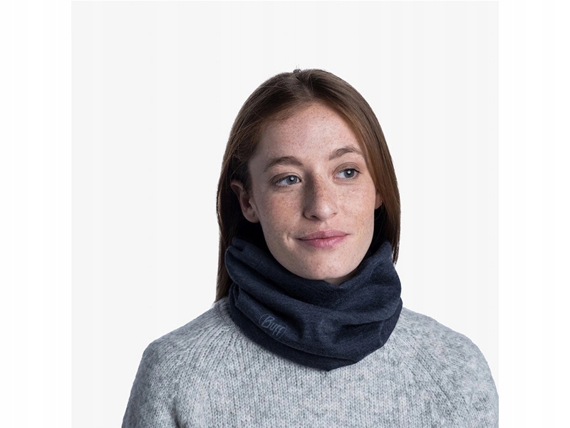 Buff komin chusta ciepła wełna merino lightweight cienki denim granat Marka Buff