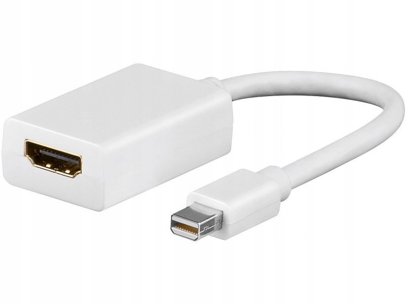 Adapter mini DisplayPort 1.1 - hdmi 0,1m biały 517