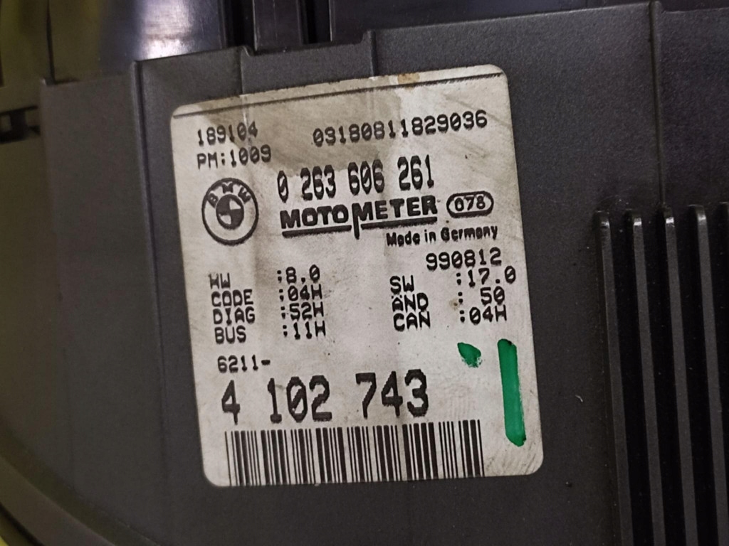 BMW E46 1.9 dials 4102743