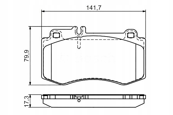 Bosch Kostky Ham. Db Přední W212 09- Asistent řidiče #28