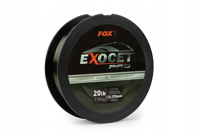 Fox Exocet Pro Lo-Vis Green 0.37mm 1000m żyłka rzutowa