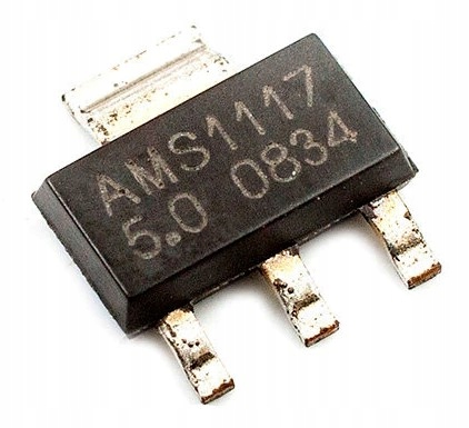 

Stabilizator napięcia AMS1117 SOT223 5V (5 sztuk)