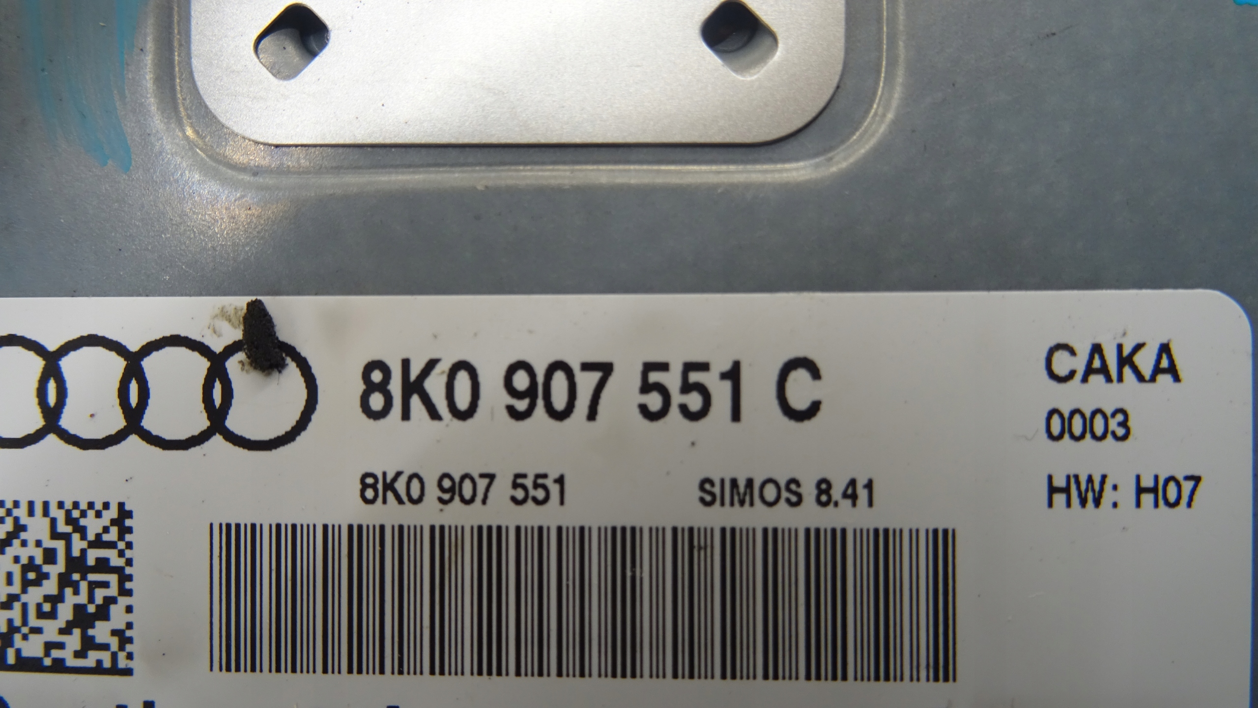 control unit of the engine AUDI A4 B8 3.0TFSI 8K0907551C