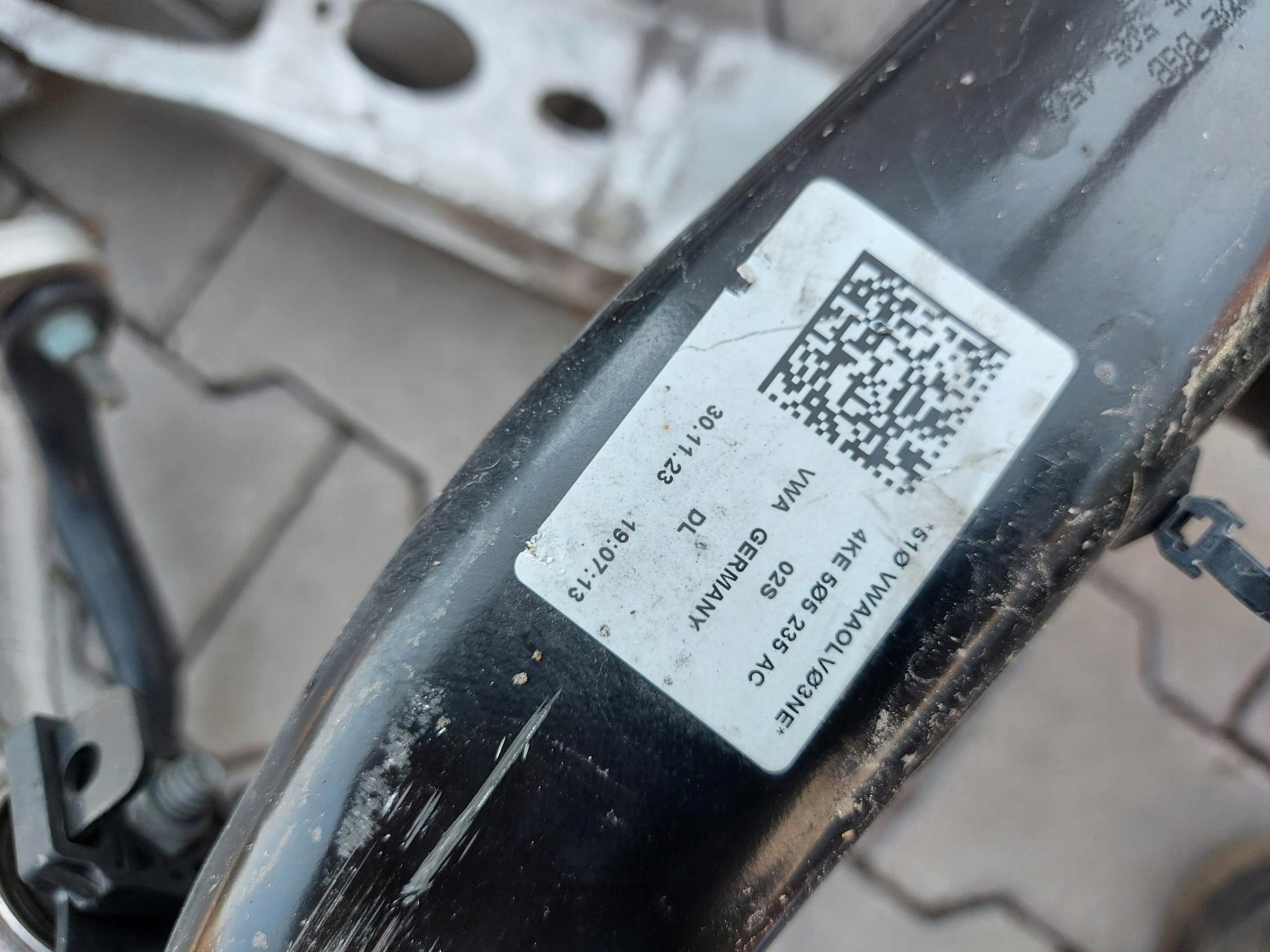 Audi Q8 E-TRON SportBack subframe axle beam axle beam suspension beam rear part