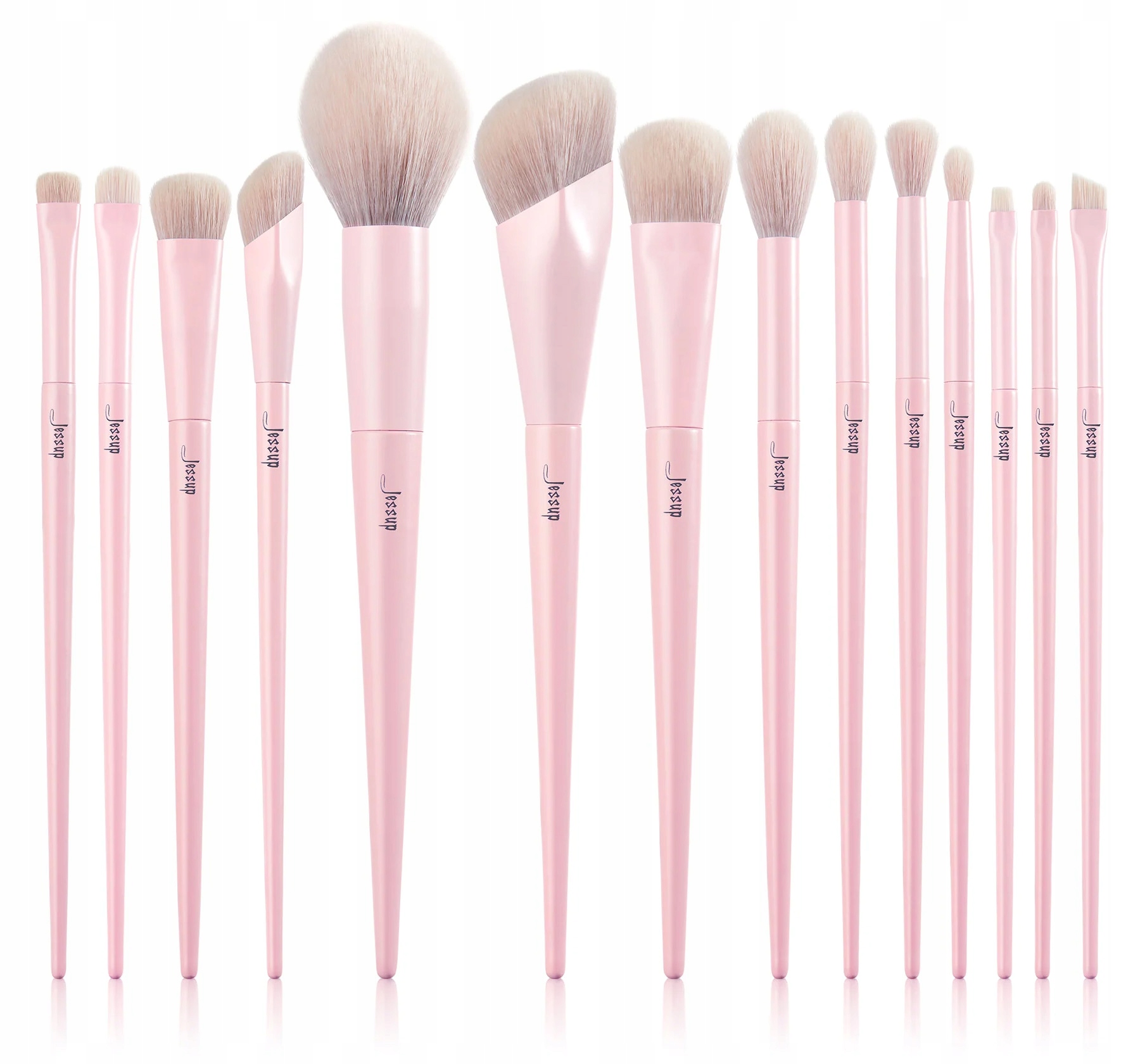 Jessup T495 Sada 14 štětců v křišťálově Pink