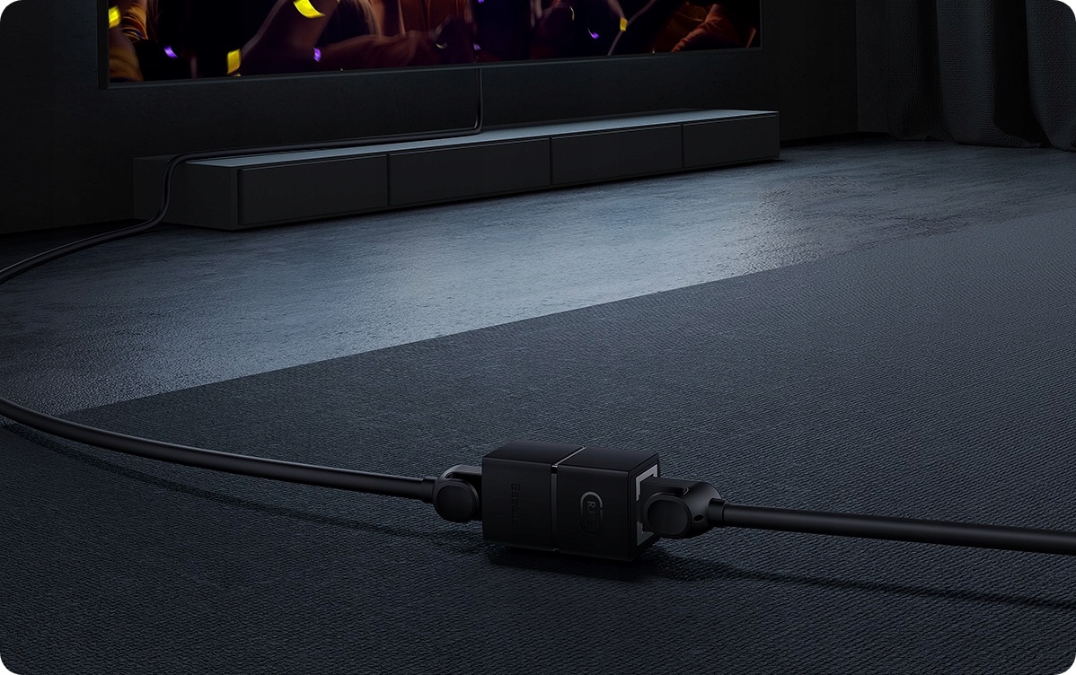 BASEUS ŁĄCZNIK KABLI PRZEDŁUŻACZ BECZKA LAN RJ45 KONEKTOR ADAPTER ETHERNET Stan opakowania oryginalne