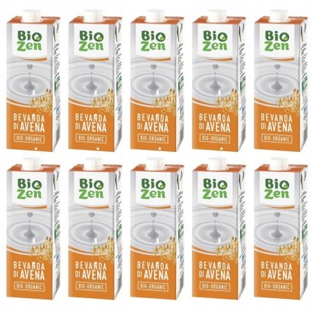 Biozen Napój owsiany naturalny 10x1l Bio