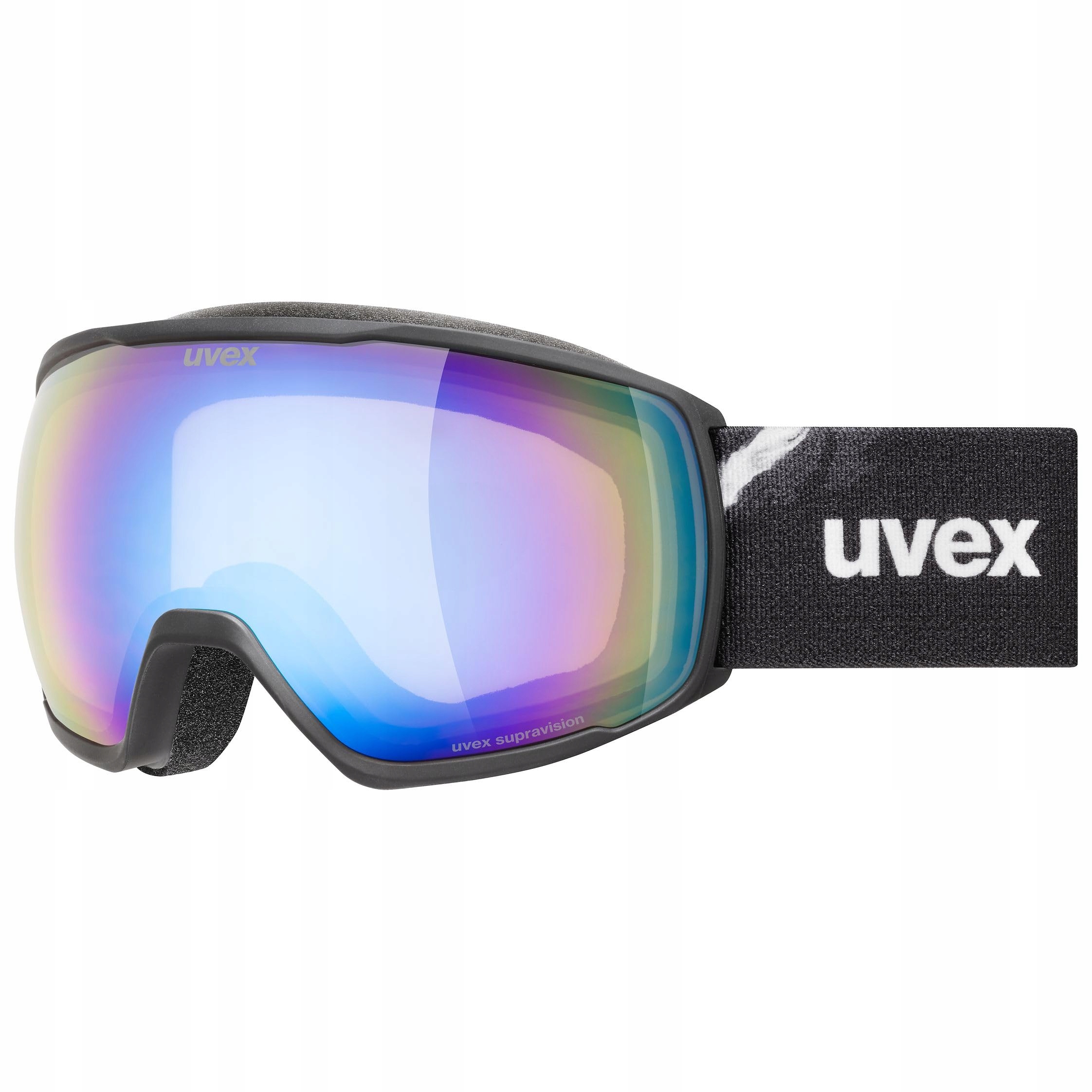Lyžařské brýle Uvex Victorious Fm black matt Sférické sklo Blue S2