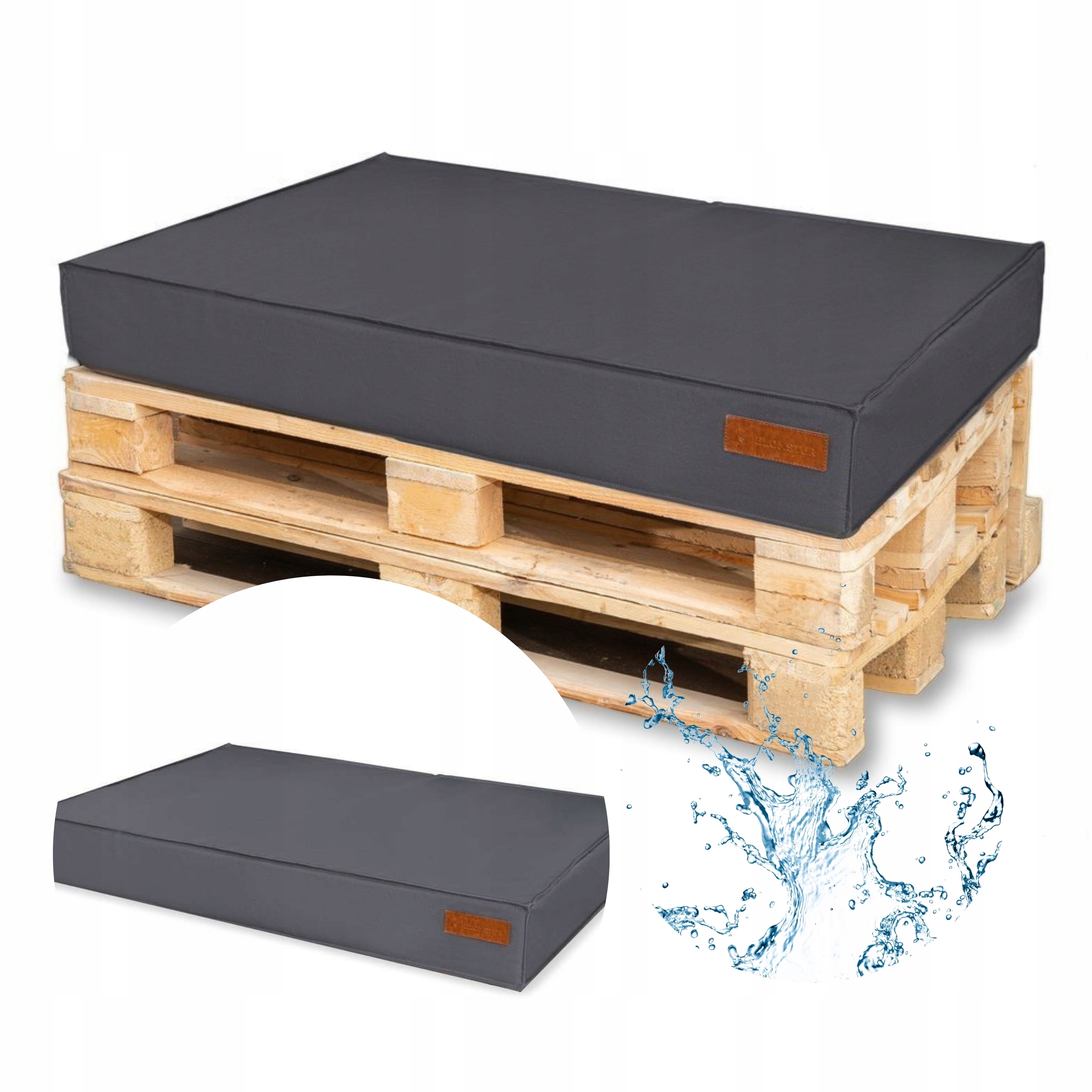 Poduszka ogrodowa Poducha na meble z europalet Siedzisko Wodoodporne Pianka