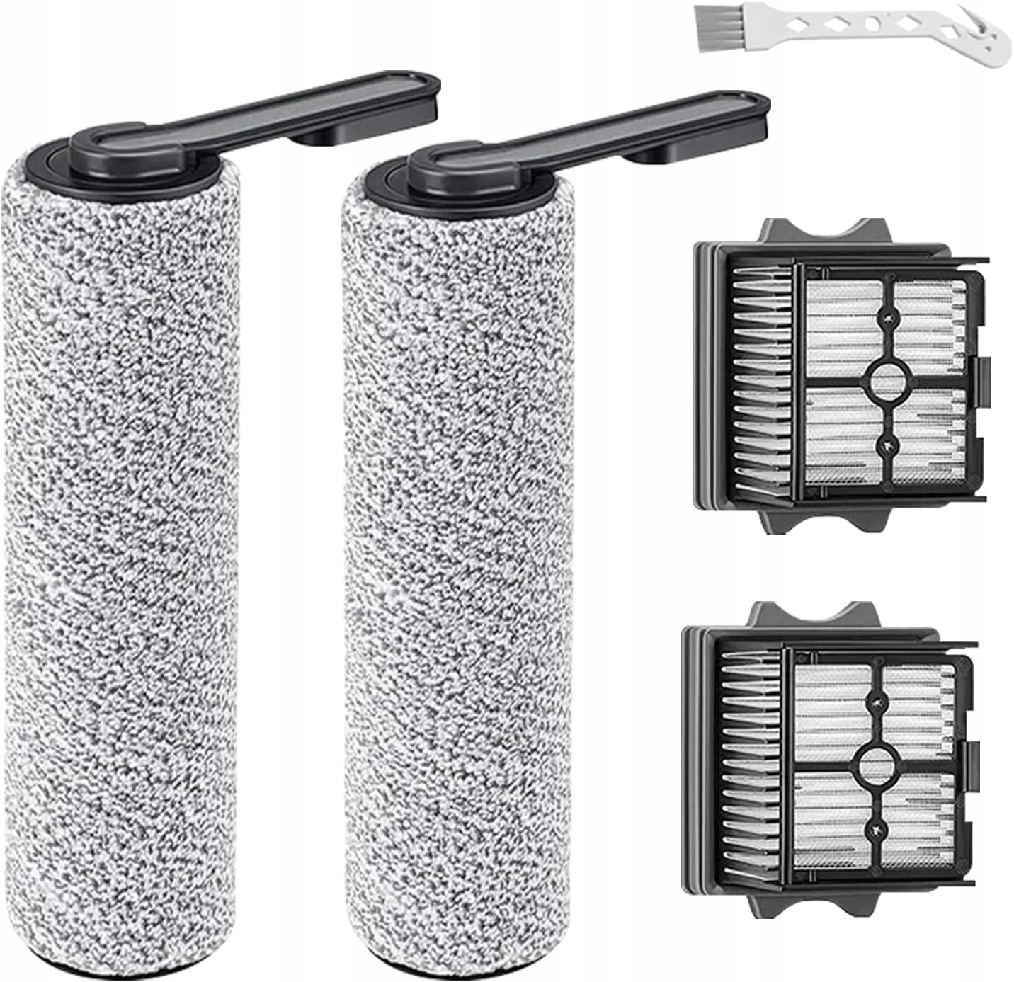 2x Szczotka Rolkowa 2x Filtr Hepa Zestaw Do Odkurzacza Tineco Floor One S5