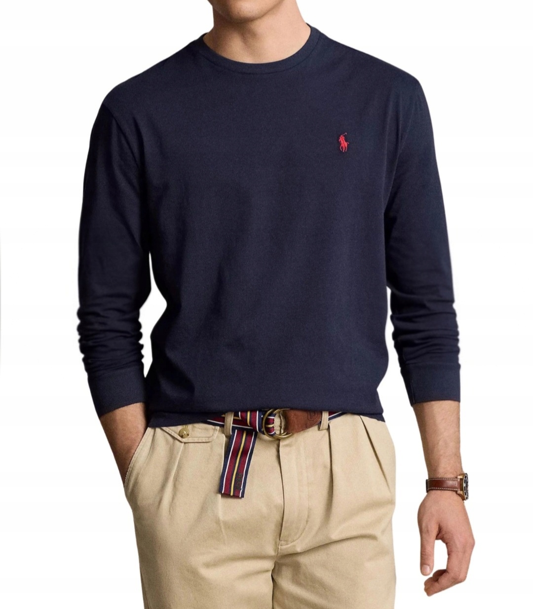Polo Ralph Lauren tričko s dlouhým rukávem Longsleeve kulatý vel. M