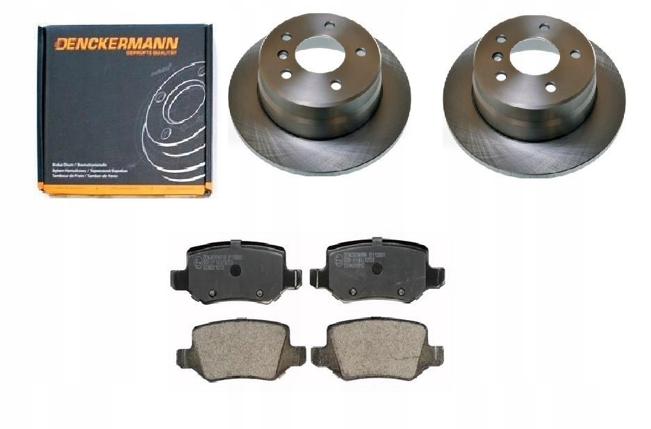 Kotouče Mercedes Vaneo W414 Zadní 258MM Sada.