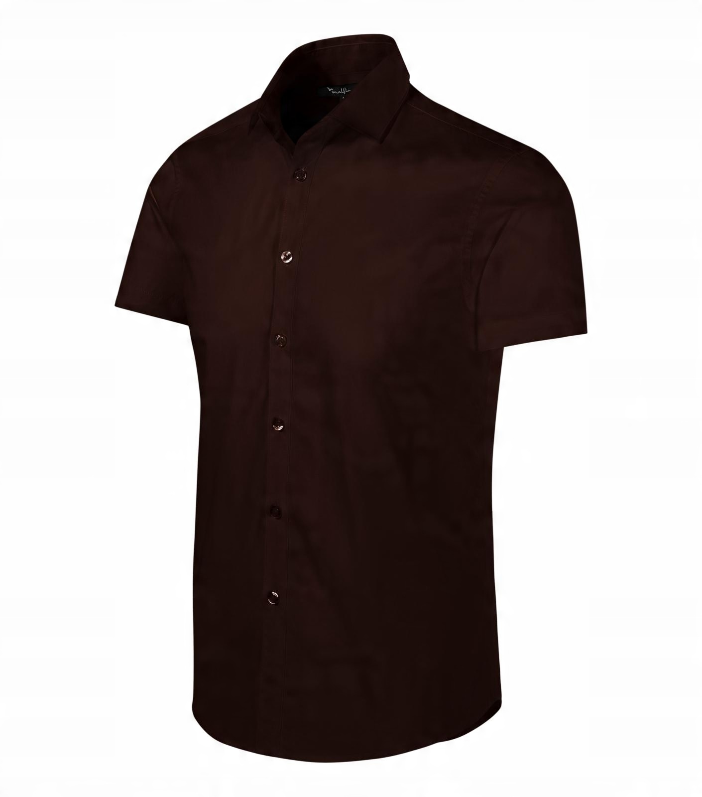 

Męska koszula Slim Fit premium brąz gładka L