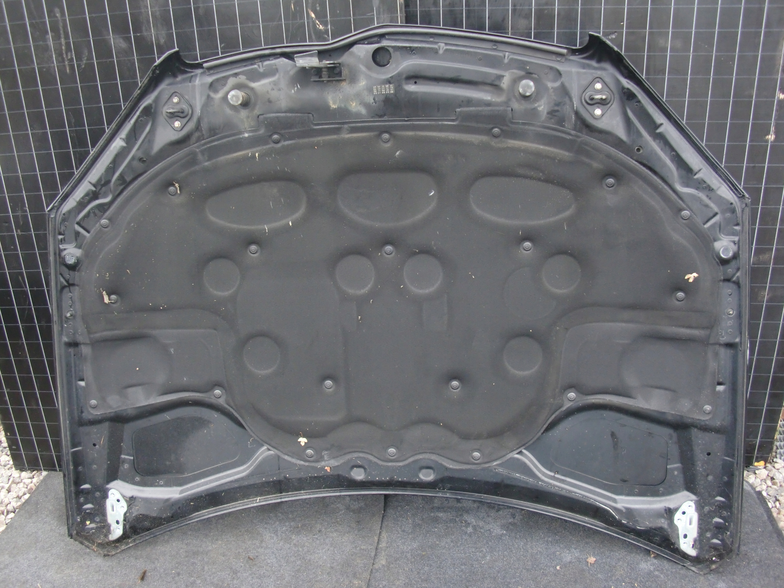 MERCEDES C W204 bonnet black