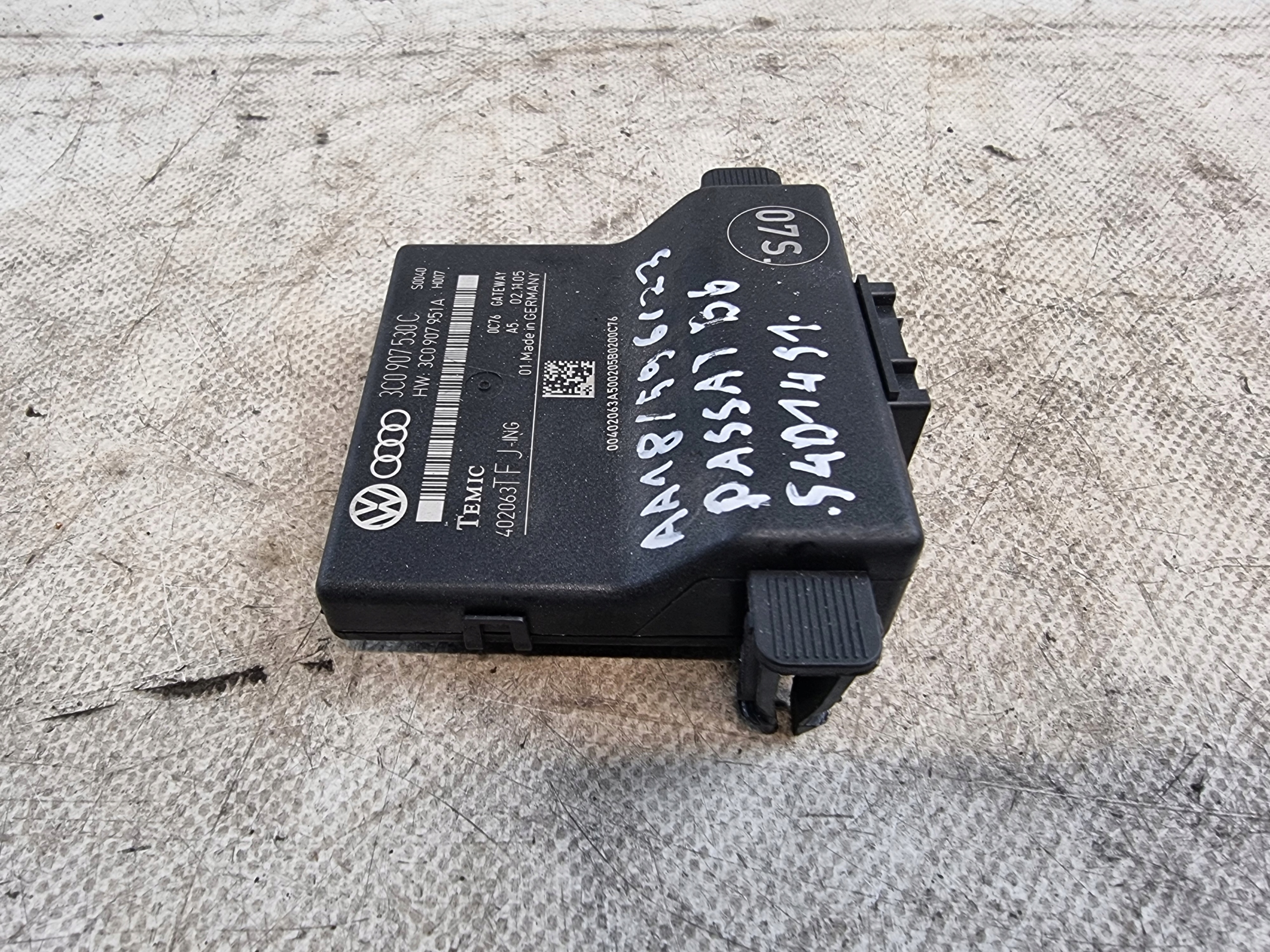 module control unit GATEWAY OE 3C0907530C VW PASSAT B6 2.0 TDI 06R