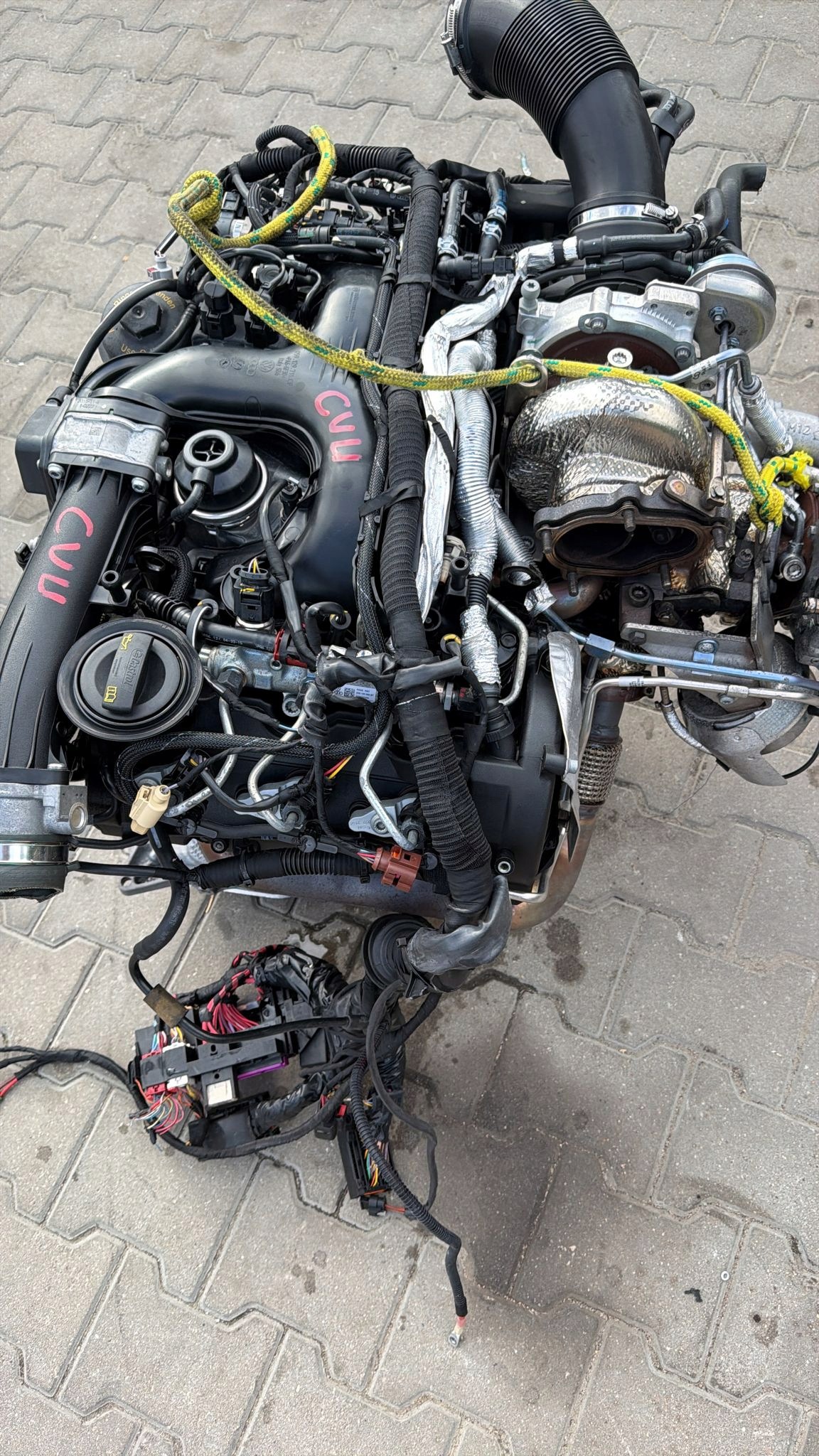 engine complete AUDI 3,0 TDI BITURBO CVU 90 TYS KM