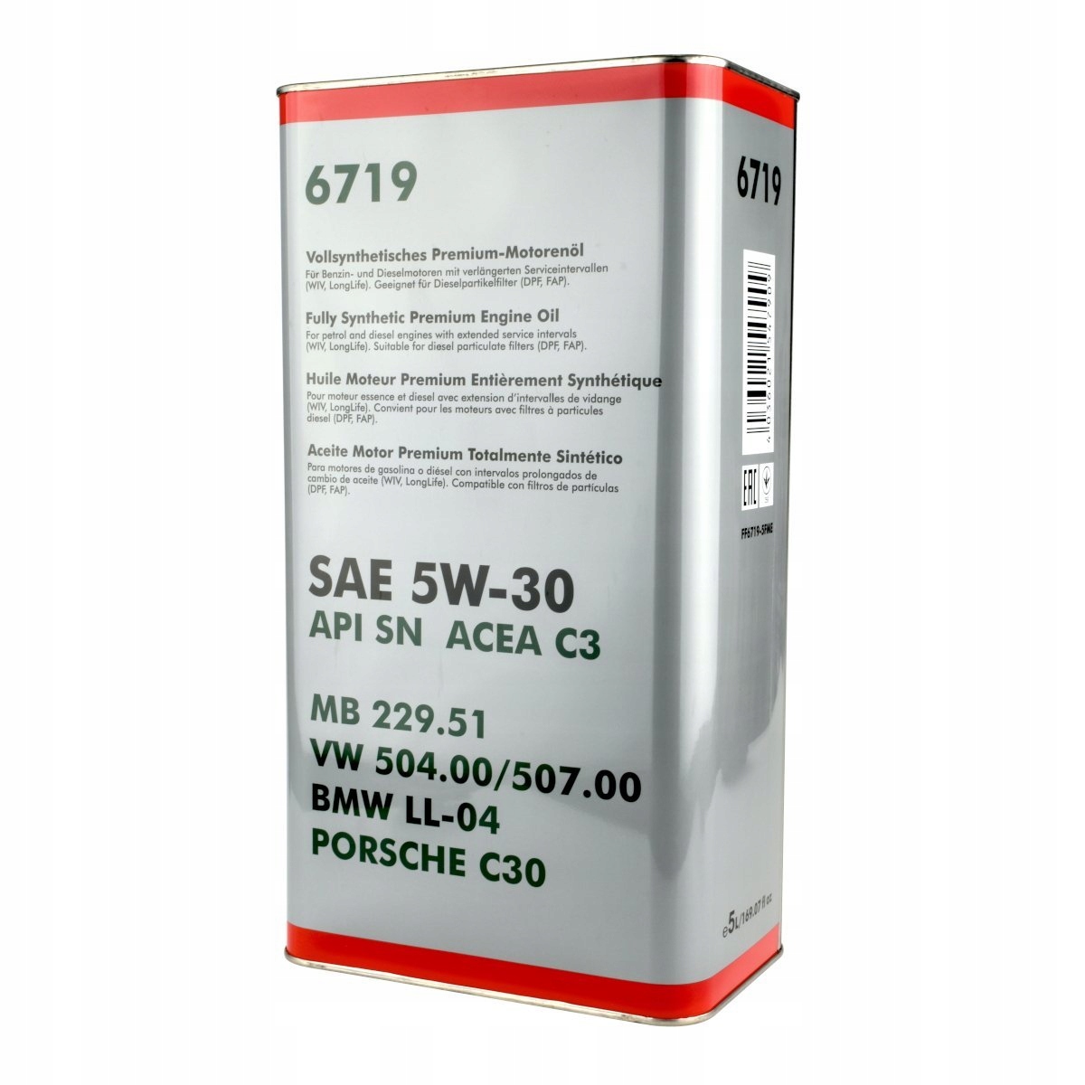 

Olej silnikowy Fanfaro Vw Syntetyk C3 5W-30 5L