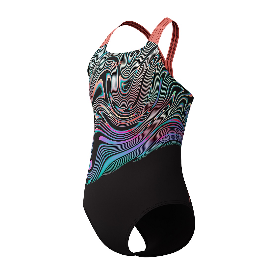 Jednodílné plavky do dívčího bazénu Speedo PowerBack 164 cm