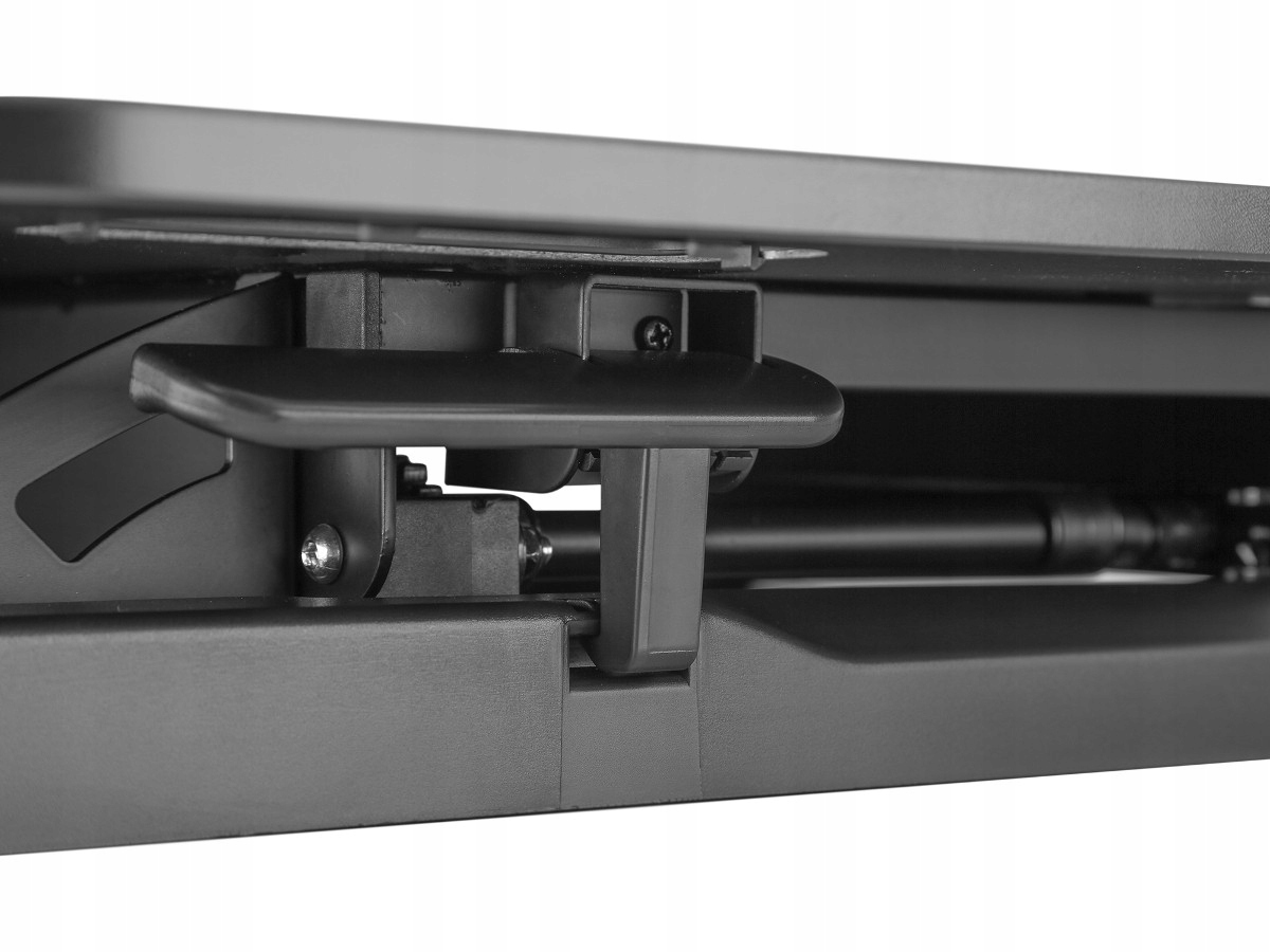 Ergonomiczna nakładka na biurko, powierzchnia:, Kolor mebla czarny