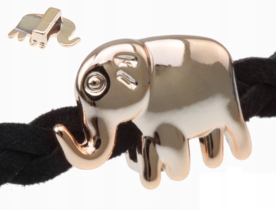 #DD3074 PRZEKŁADKA AKRYL DO RZEMIENI SŁOŃ 10mm 200szt WYPRZEDAŻ