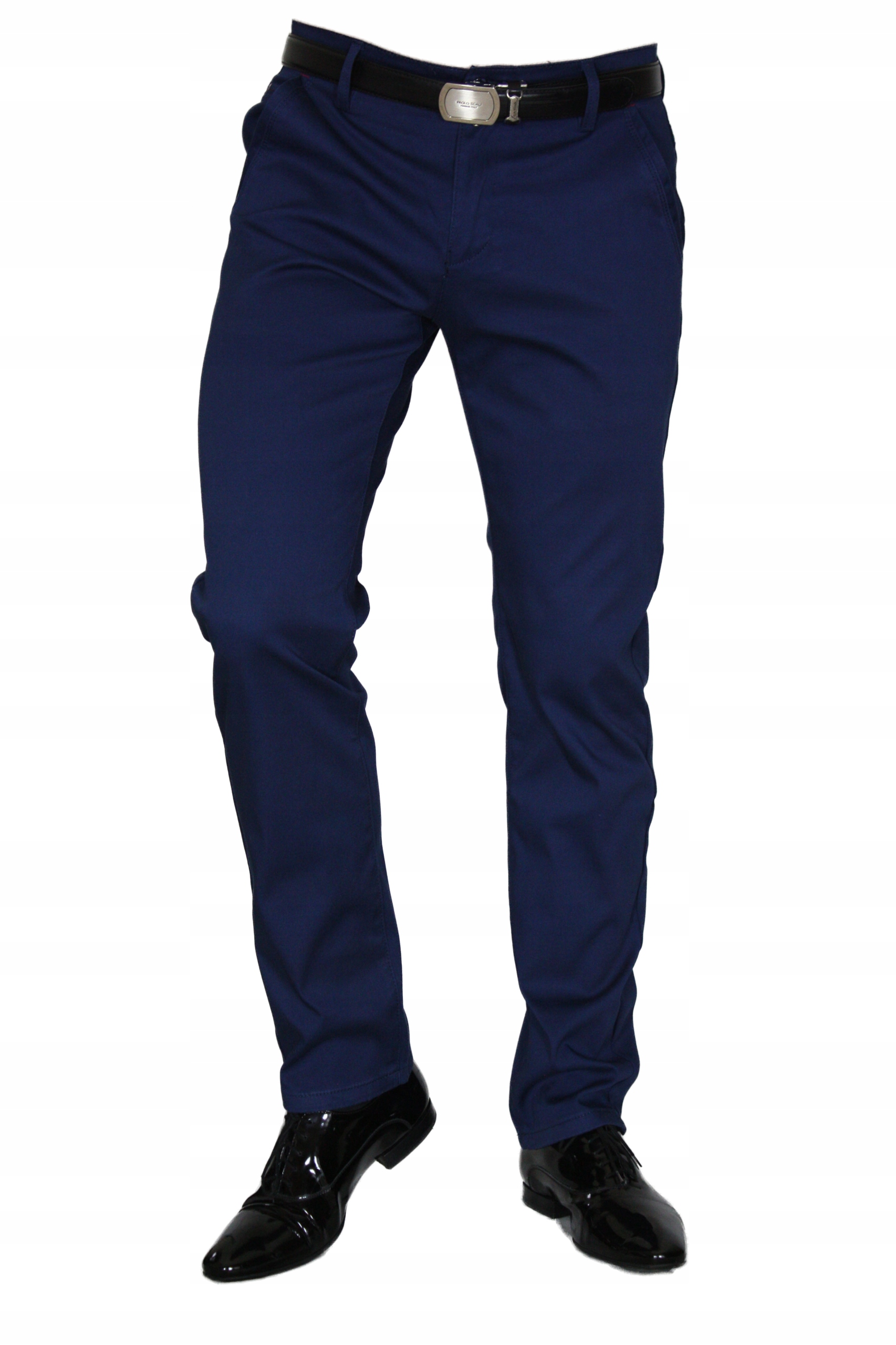 SPODNIE MĘSKIE WIZYTOWE CHINOS W38 L30 PAS 100-102