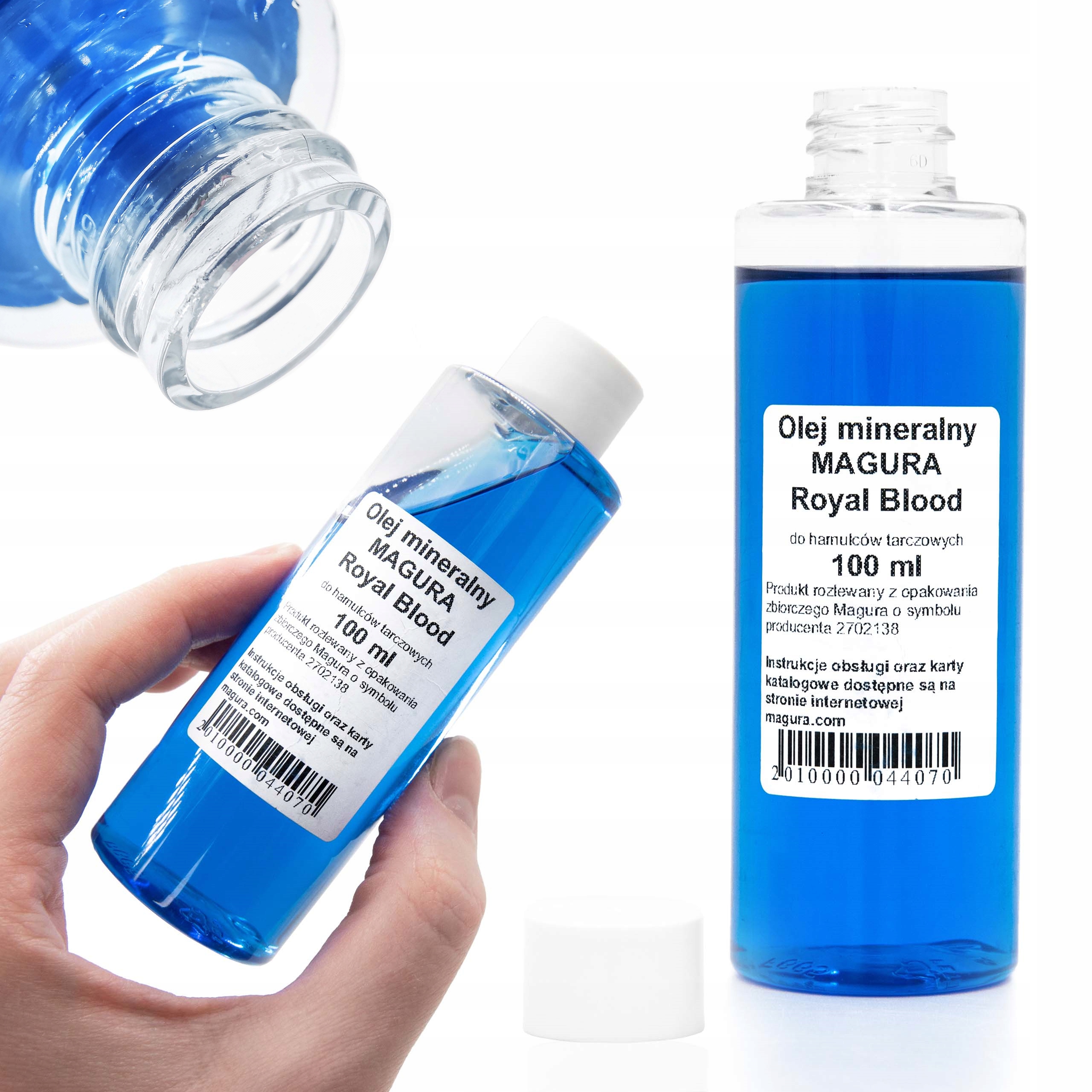 Olej mineralny Magura Royal Blood do hamulców HYDRAULICZNYCH niebieski