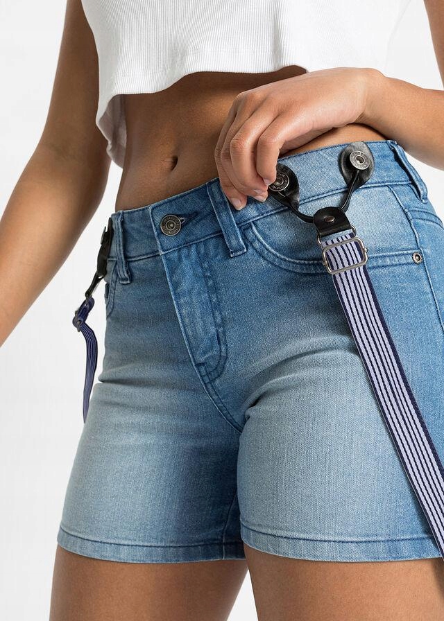 1I4G07 BONPRIX SZORTY DŻINSOWE SZELKI 40 Marka Bonprix