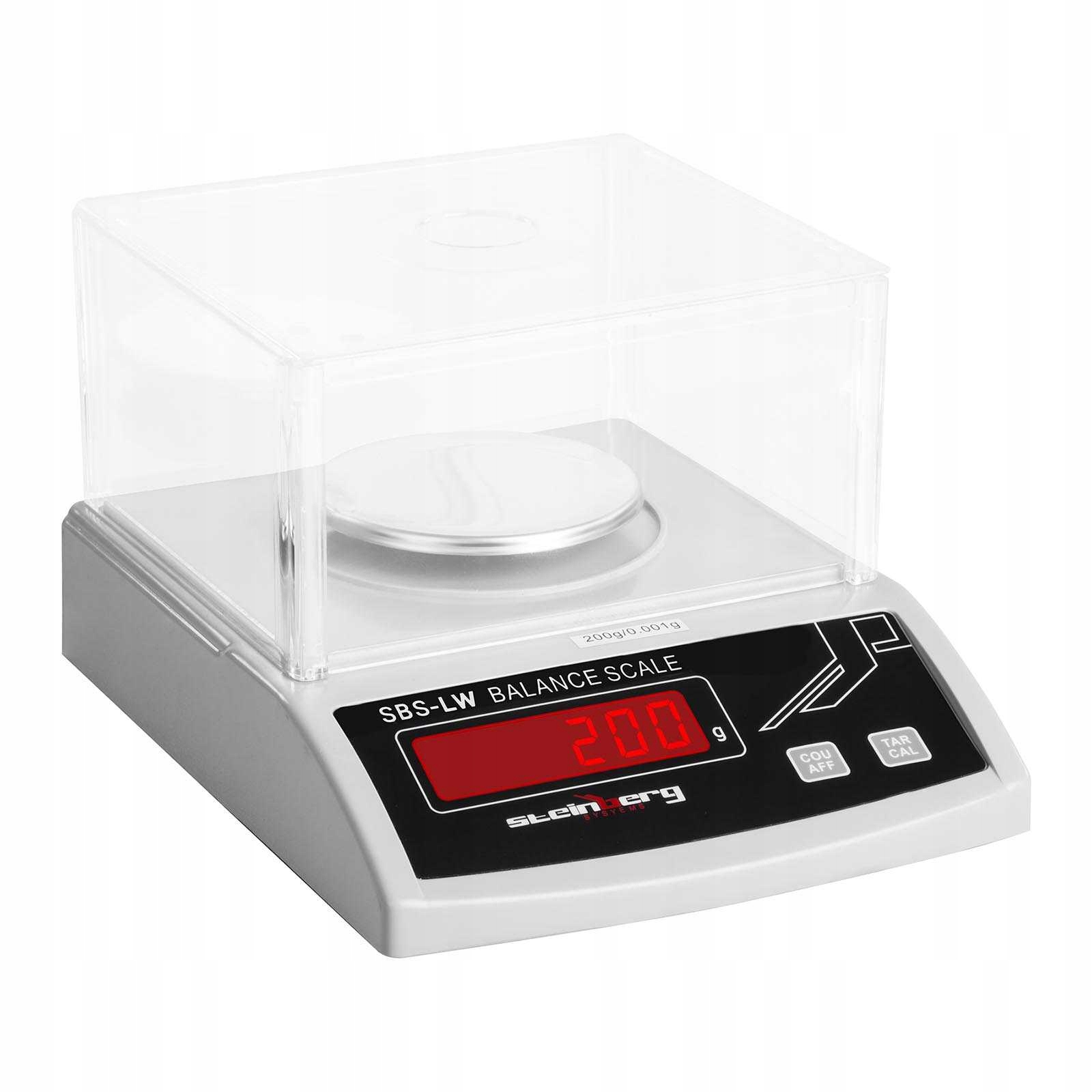 Laboratórna váha Steinberg Systems 200 g 0,001 g s Led skleneným krytom