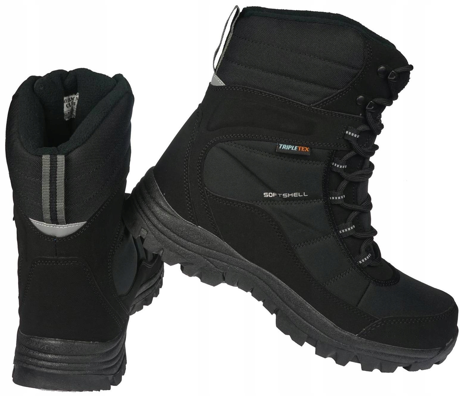

Zimowe buty męskie American Club SN-01BL