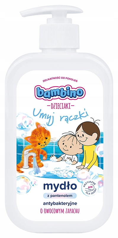 

Mydło antybakteryjne dla dzieci Bambino Dzieciaki