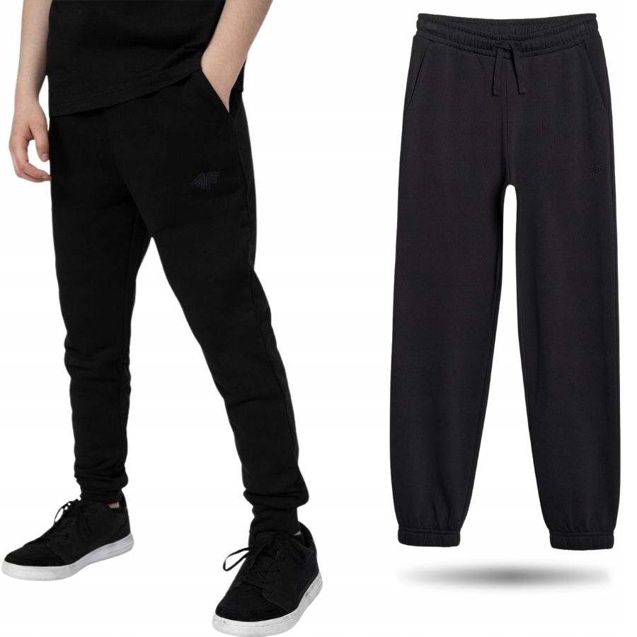 SPODNIE CHŁOPIĘCE 4F DZIECIĘCE SPORTOWE DRESOWE NA CO DZIEŃ