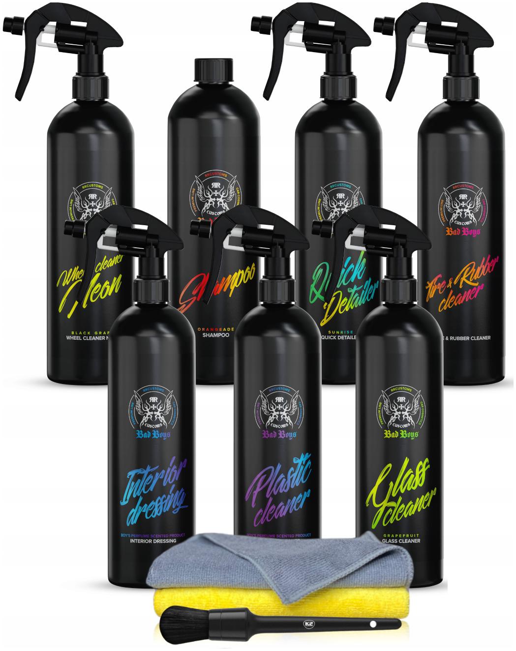 RR Customs RRC Bad Boys Mega Zestaw Kosmetyków Do Auta Detailing Prezent