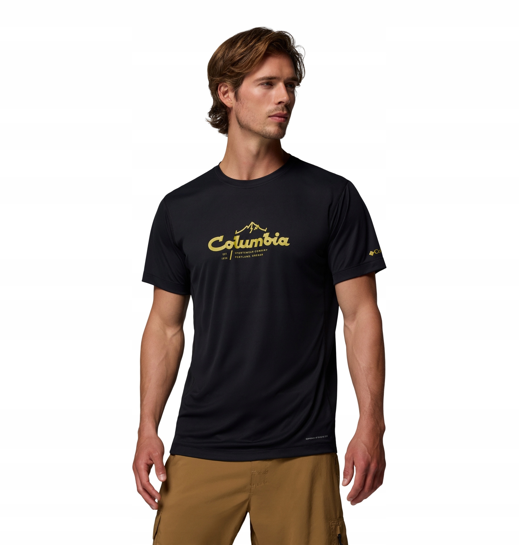 Koszulka męska Columbia Zero Rules Graphic czarna 2118541013 r XL