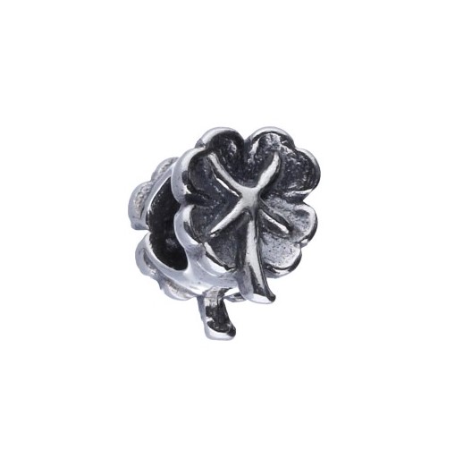 

Koralik Charms Beads zawieszka koniczynka Srebro