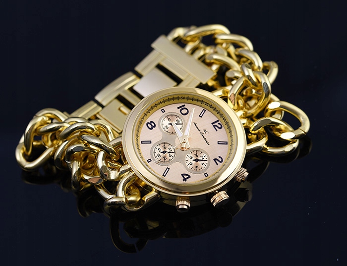 Klasyczny Zegarek damski złoty srebrny Model GM SIRIUS