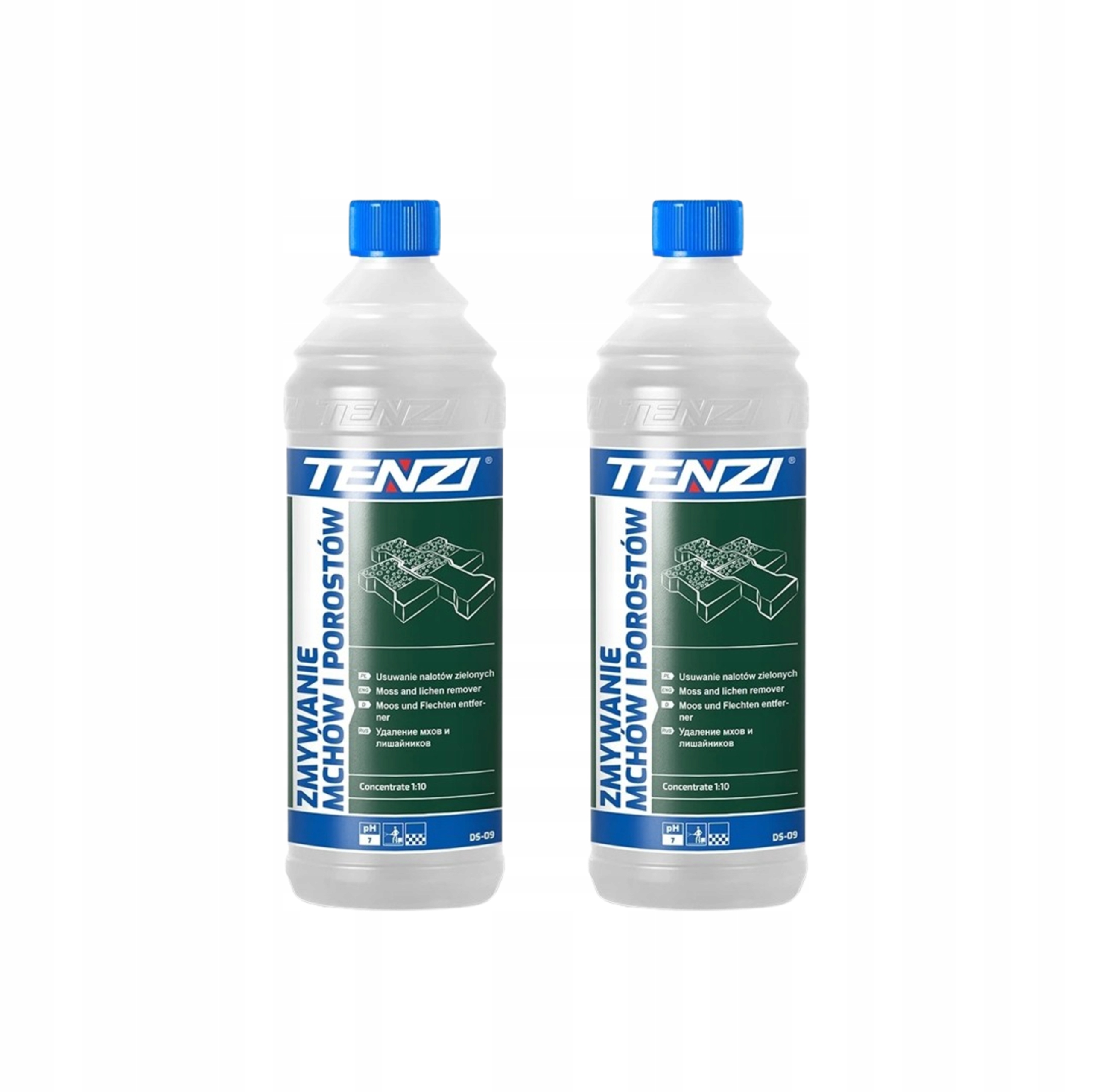 Levně Prostředek na mytí mechů a lišejníků Tenzi 1 litr 2 kusů