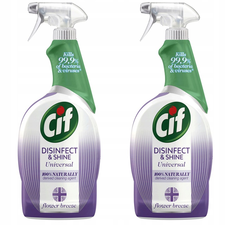 

Cif Spray Czyszcząco Dezynfekujący Bez Chloru 1.5L