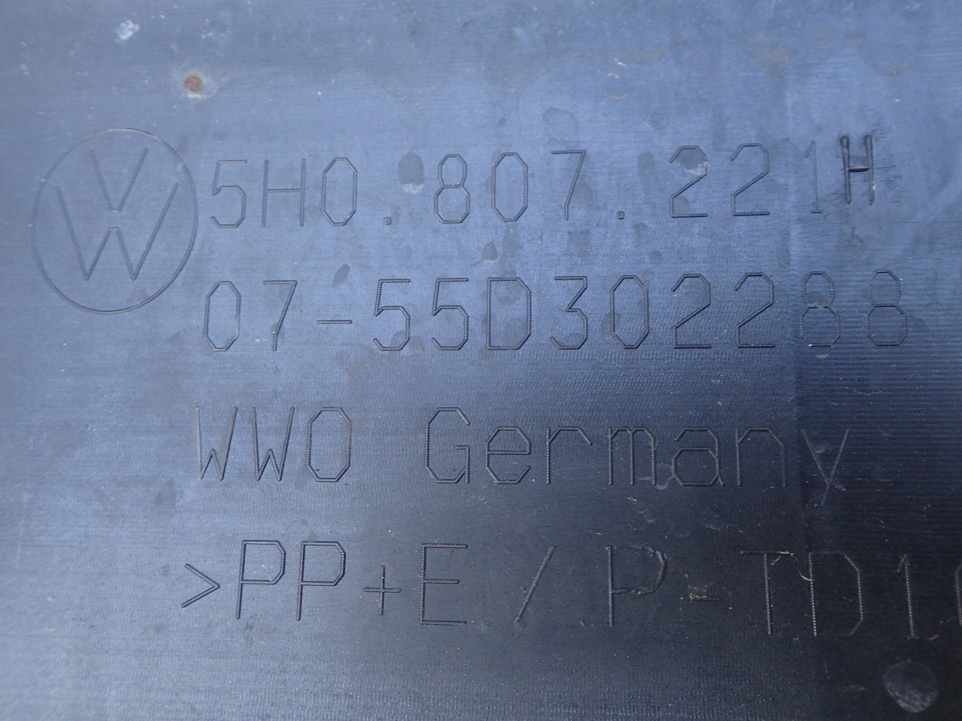 bumper front front VW GOLF 8 VIII 5H 2020