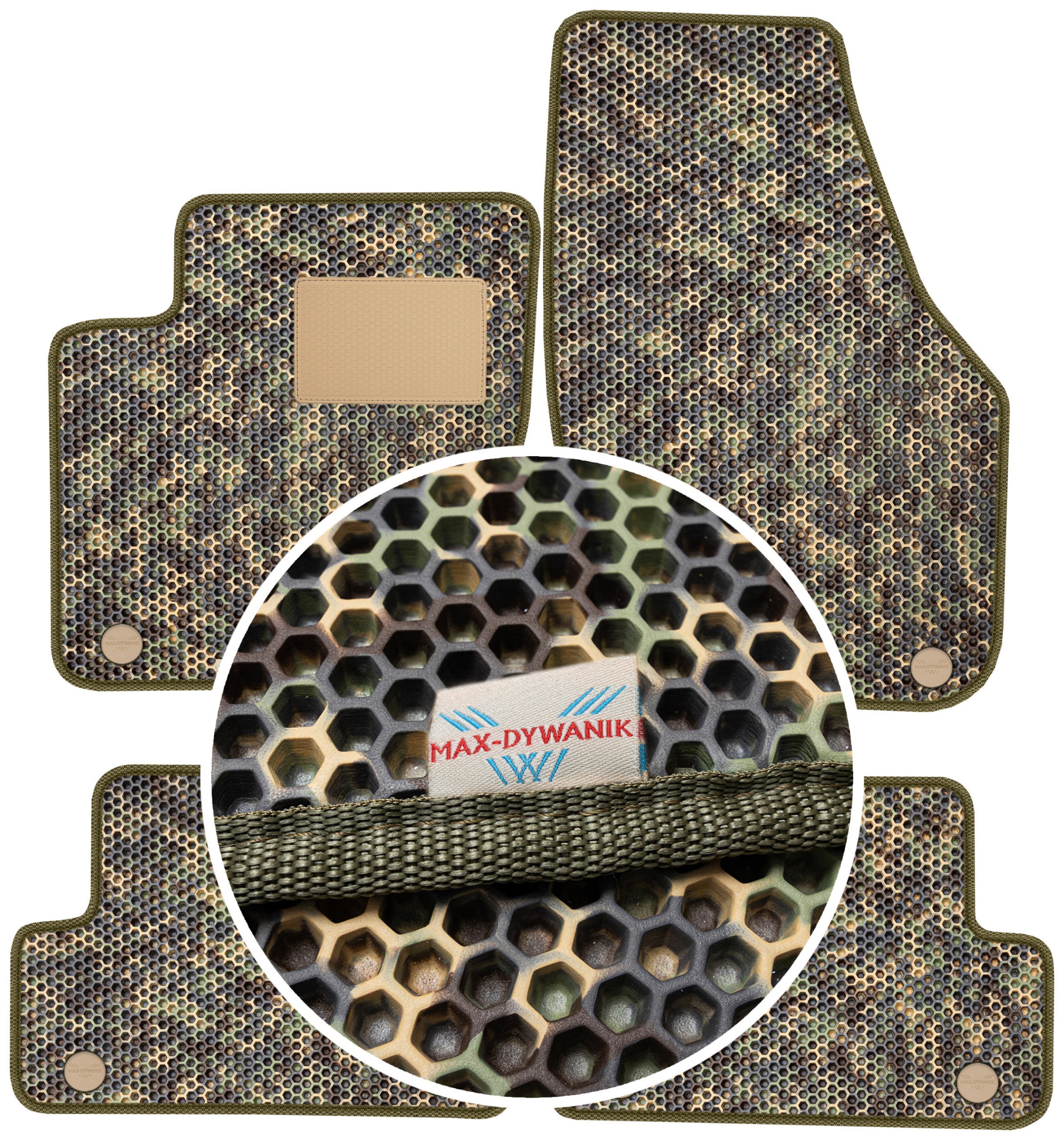 Volvo V40 2012-2019 Gumové rohože do auta Eva Moro