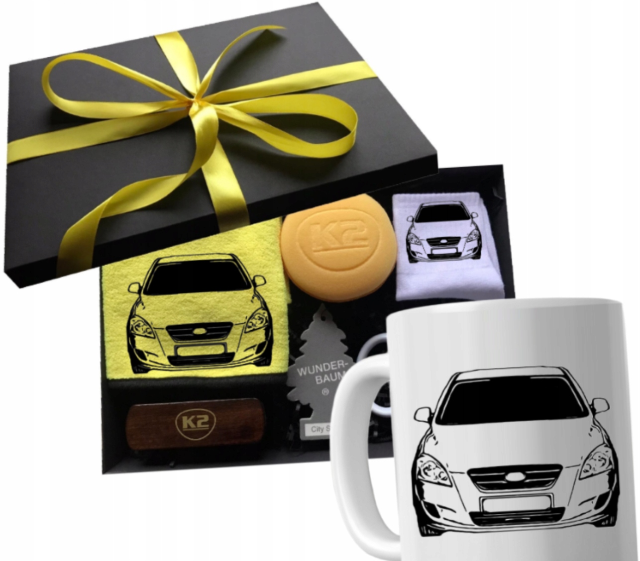 Sada dárek moto hrnečků pro kluka, otce, bratra, řidiče auta Kia
