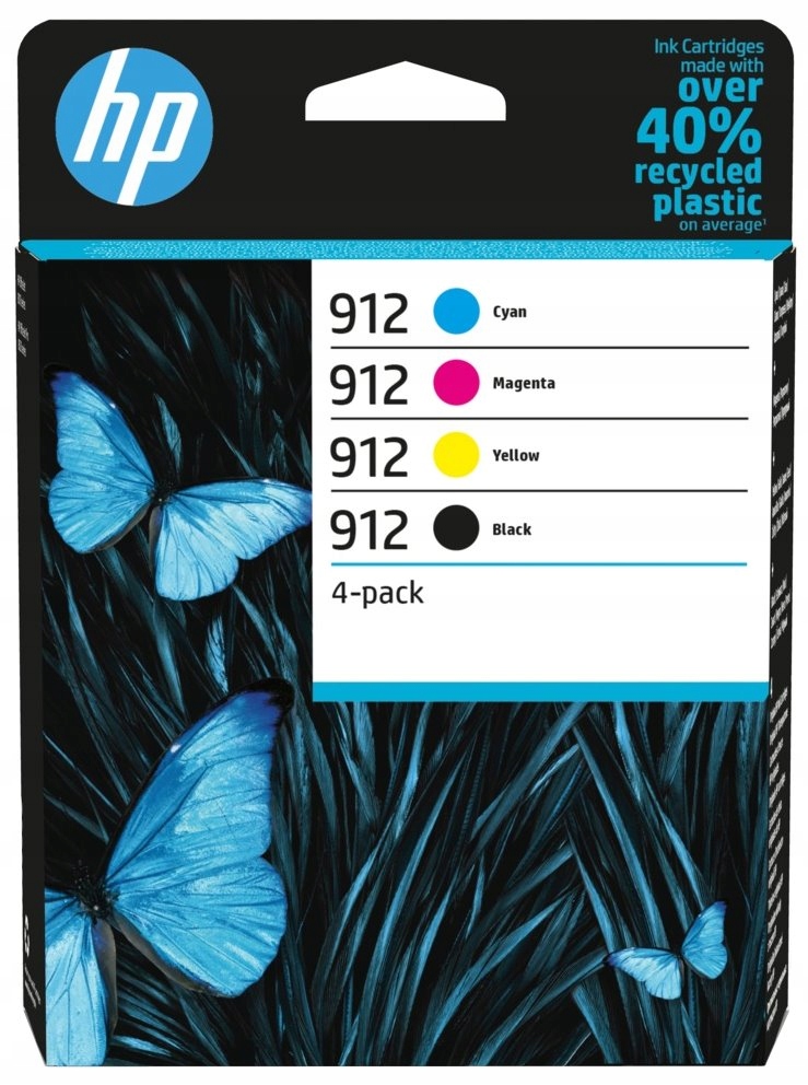 Hp 912 Cmyk Original Ink Cartridge 4-Pack